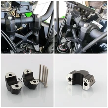 Мотоцикл CNC алюминиевая рукоятка Бар Зажим поднятый Расширенный руль крепление стояк для KAWASAKI Versys 1000 Versys1000- 17