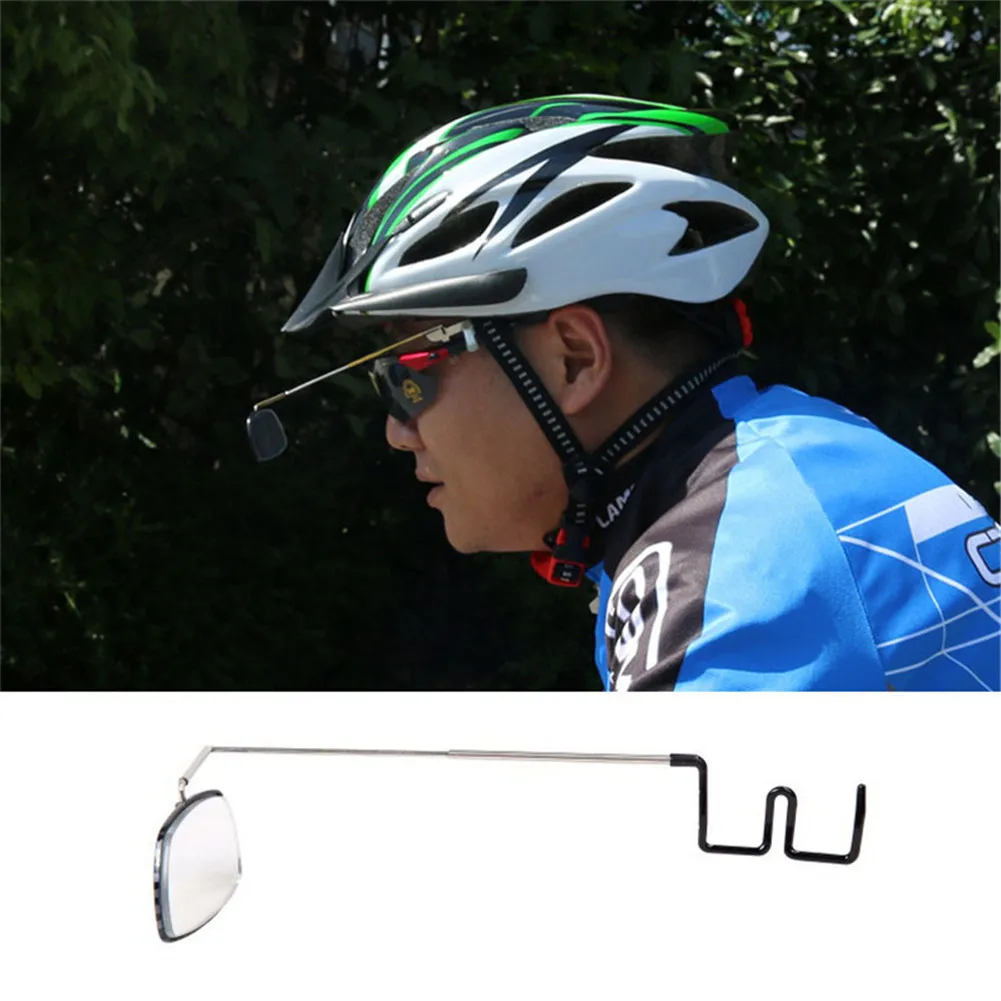 360 Degree Adjustable Bike Bicycle Riding Glasses Mirror Lightweight Cycling Sunglasses Mount Rearview Mirror