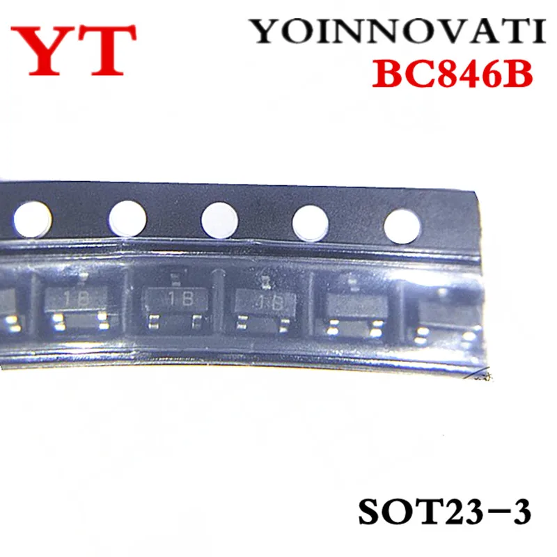 100 шт/партия BC846B 1B BC846 IC SOT-23 лучшее качество