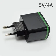 5 В/4 а USB зарядное устройство для мобильного телефона зарядное устройство для iphone ipad samsung huawei Светодиодная лампа Xiaomi 4 порта Универсальное зарядное устройство настенный адаптер