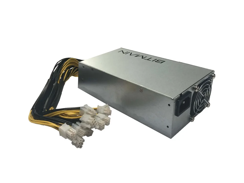 KUANGCHENG Antminer 1600W s9/S7/S5/S4/S4+ 12V источник питания BITMAIN APW3++ для одного S9 или одного L3+ или одного D3