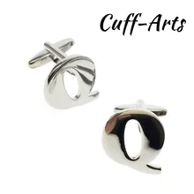 Cufflinks for Men 26 Letters DIY Cufflinks A-Z Alphabet Cuff links Personality Letters For Initials by Cuffarts C10087B fashion silver plated 26 english letters metal cufflinks h cuff links
