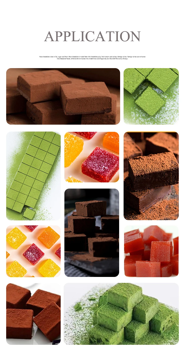 Square type Chocolate Cutting Machine for bread cake truffle Chocolate Block Cutter Machine Bar Cutting