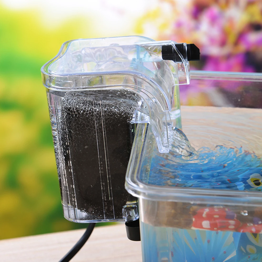 

3 In 1 Sinking Pump Blunt Oxygen Pump External Water Purifier Filter for Mini Fish Tank