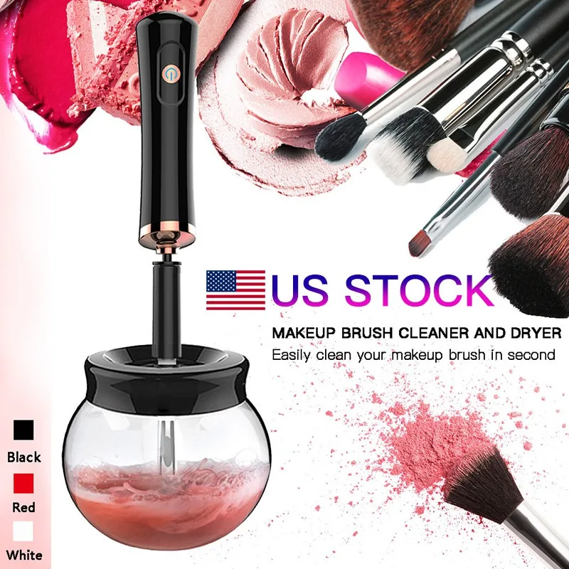 

5 Seconds Electric Makeup Brush Cleaner & Dryer Set Make Up Brushes Washing Tool Makeup Brushes Cleaner & Protect Bristle