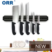 Magnetic Knife Holder wall mounted kitchen accessories black 33/38/50/55cm ORR