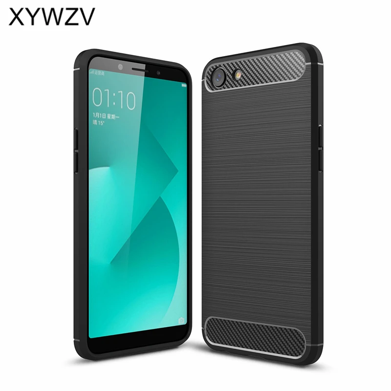 For Cover OPPO A83 Case Rubber Brushed Style Silicone Phone Back Case