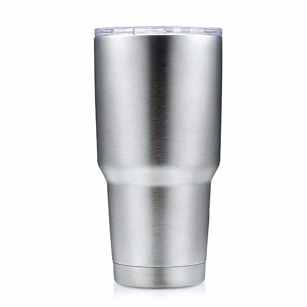 

20/30 Oz Stainless Steel Tumbler With Lid Double Wall Vacuum Insulated Travel Mug Wine Beer Cup Coffee Mugs