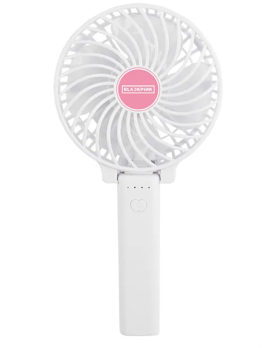

[MYKPOP]BLACKPINK Portable Rechargeable Foldable Mini Fans with USB KPOP Item SA19051606