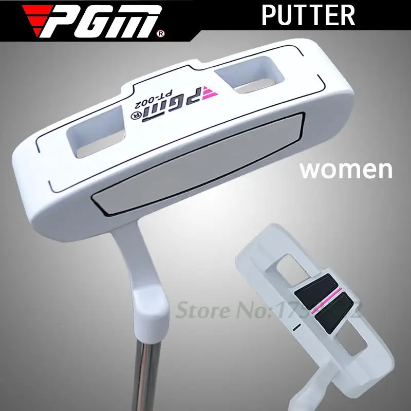 Новая натуральная одежда от PGM Putter Стальной вал может регулируемая длина Мужская/34,5 дюймов Женская/33,5 дюймов - Цвет: women white