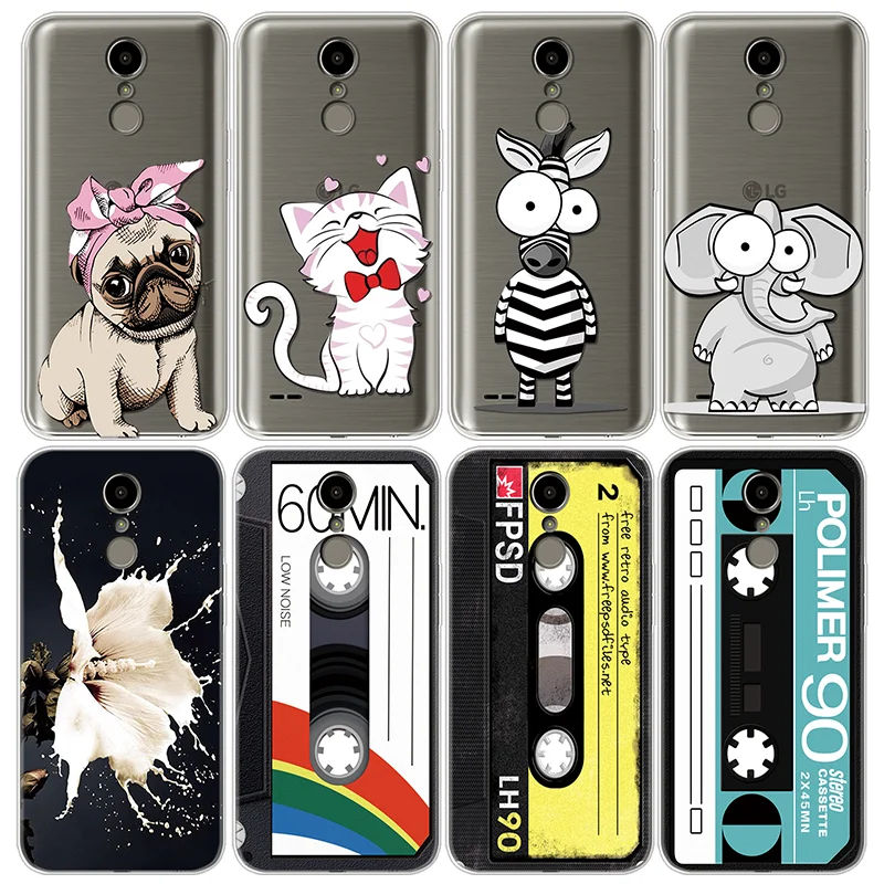 

TPU Fundas For LG G3 G4 G5 G6 G7 K4 K5 K8 K10 2017 2018 K11 Plus Nexus 5X V20 V30 X Power 2 Coque For LG Q6 Q7 Elephant CD Case