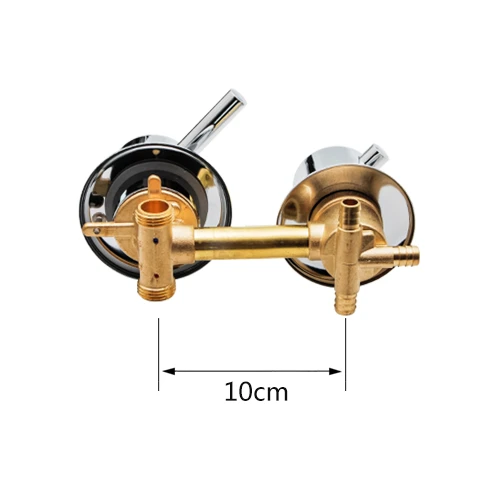 2/3/4/5 Выход расстояние между отверстиями 10 см 12,5 см латунный душевой кран без резьбы смесителя и переключателем для душевой набор кабины - Цвет: 3output 10cm hole