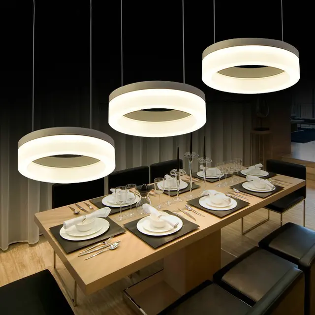 3 Light Pendant Lighting Modern Hanging Fixture Kitchen Island 3 Light Pendant Lighting Modern Hanging Fixture Kitchen Island Lamp Rings Dining Room
