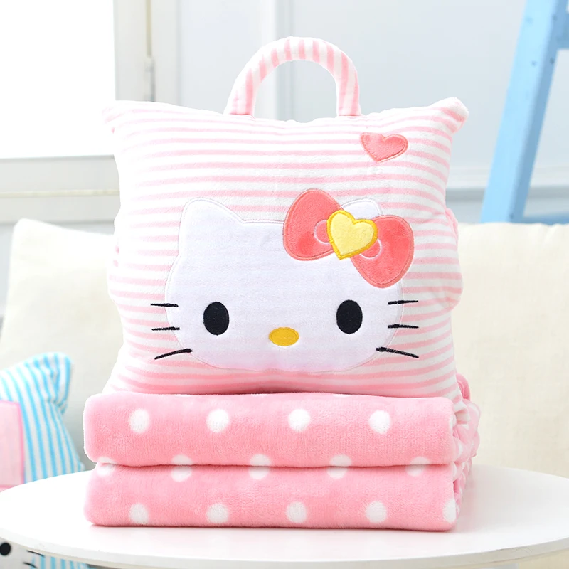

Coral fleece pillow hand warmer quilt amphibious car sierran blanket back cushion blanket