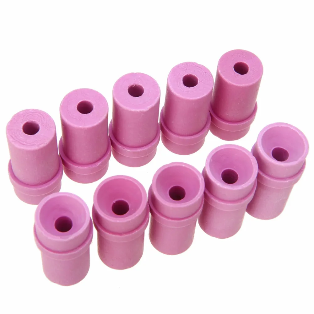 New 10Pcs Sandblaster Nozzles Air Siphon Sand Blasting Gun Ceramic Nozzle Tips 5/6/7mm