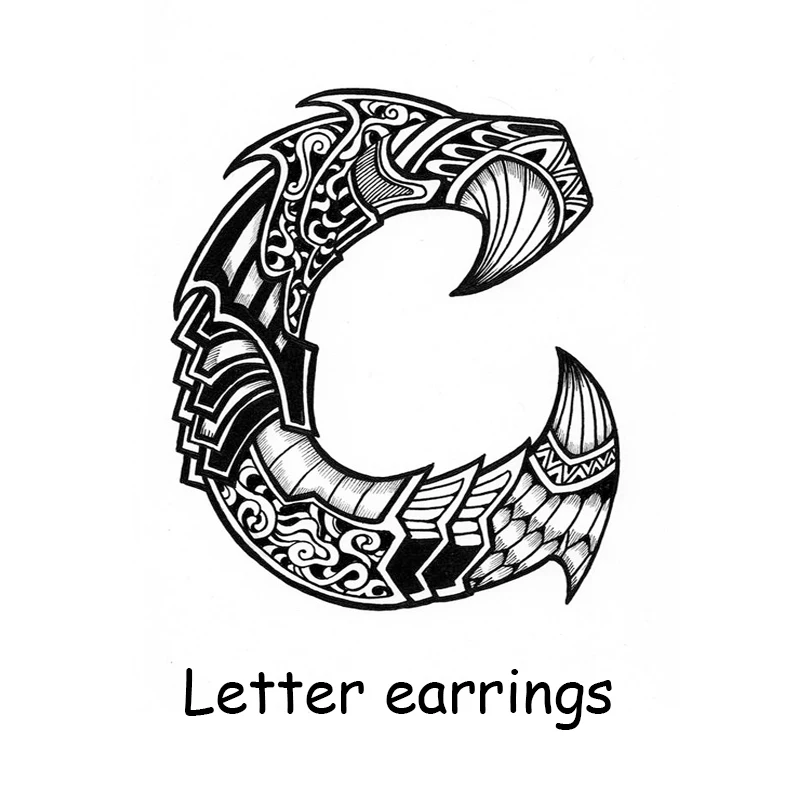 

LIDAVI Super Fashion Fine Jewelry Sparkling Rose Gold Color Letter Earrings For Women Stainless Steel Earring Gifts Brincos New