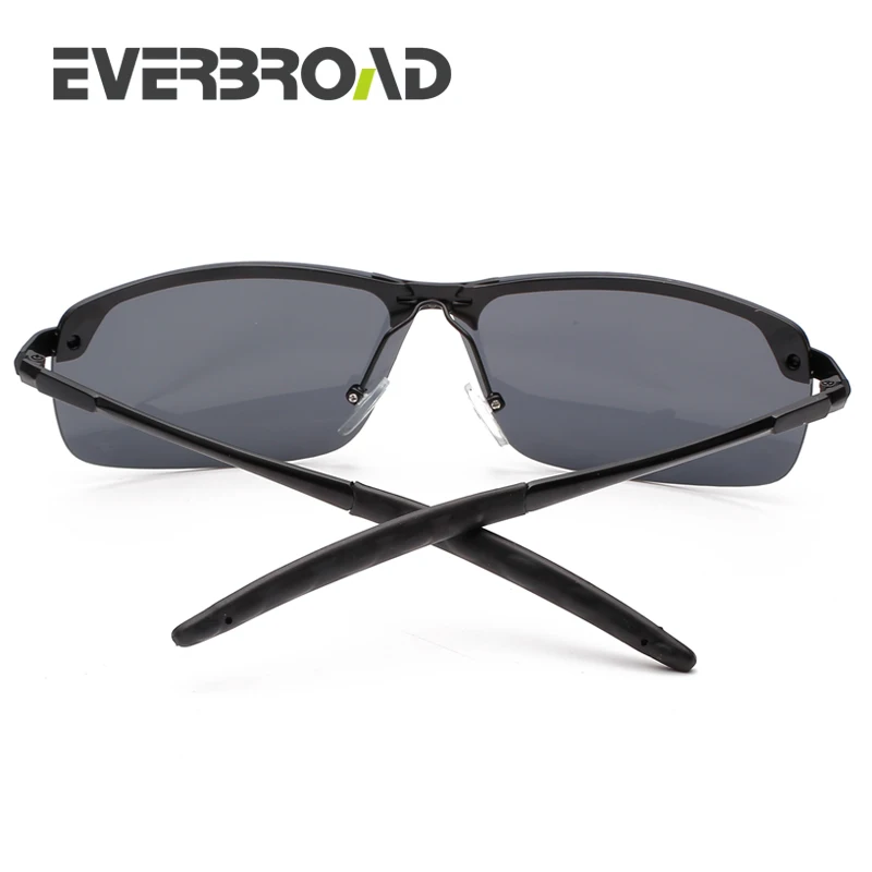 Спорт солнцезащитных очков UV400 поляризованные мужчины, антибликовые ночного видения очки вождение автомобиля из нержавеющей стали очки EV2704