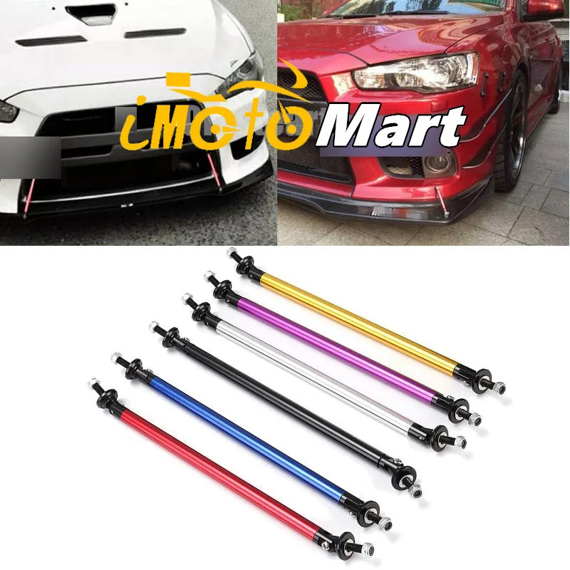 1 par Universal coche Auto SUV delantero trasero parachoques labio divisor Spoiler Barra de apoyo de barra 10 cm 15 cm 20 cm