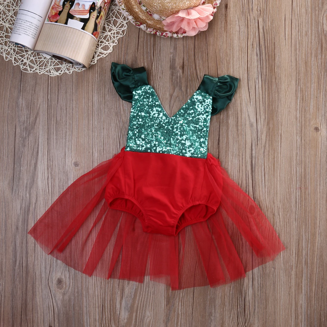 girls christmas romper