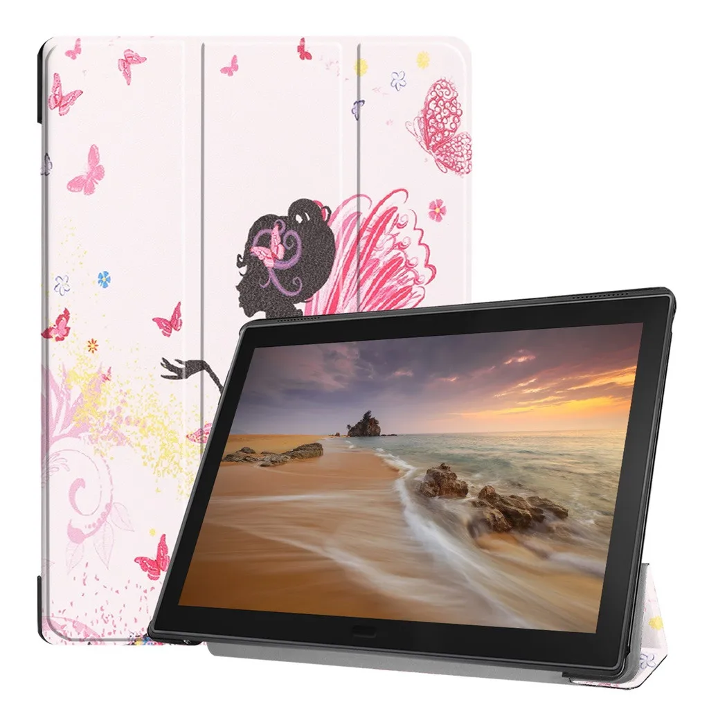 Protective Cover For Lenovo Tab E10 32GB TB-X104F Tablet 10.1 inch Slim Stand Leather Case Cover Ta
