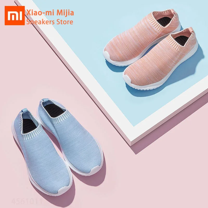 Xiaomi Mijia UREVO женская спортивная обувь дышащие цельные носки кроссовки для отдыха