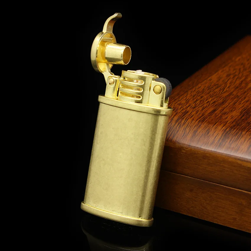 

Vintage ZORRO metal copper windproof lighter kerosene cigarette briquet
