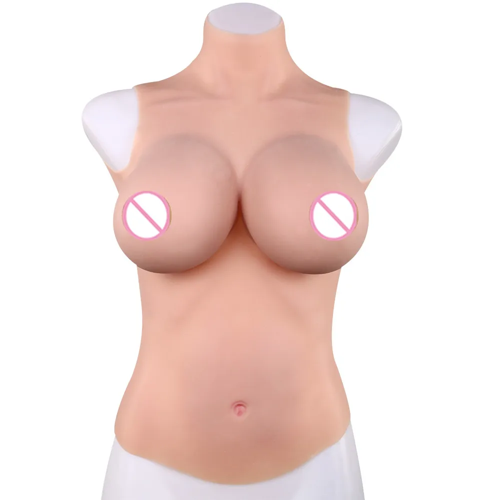 

Food grade silicone E cup breast form with Liquid silicone filling Chest prosthesis for crossdresser fake boobs drag queen