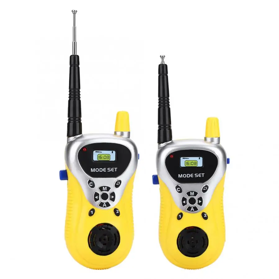 Crianças ao ar Gama Bebê Walkie Talkie Brinquedo Remoto Rádio Voz Fácil Chamada Livre Comunicador 2 Pçs 7 Computers & Electronics