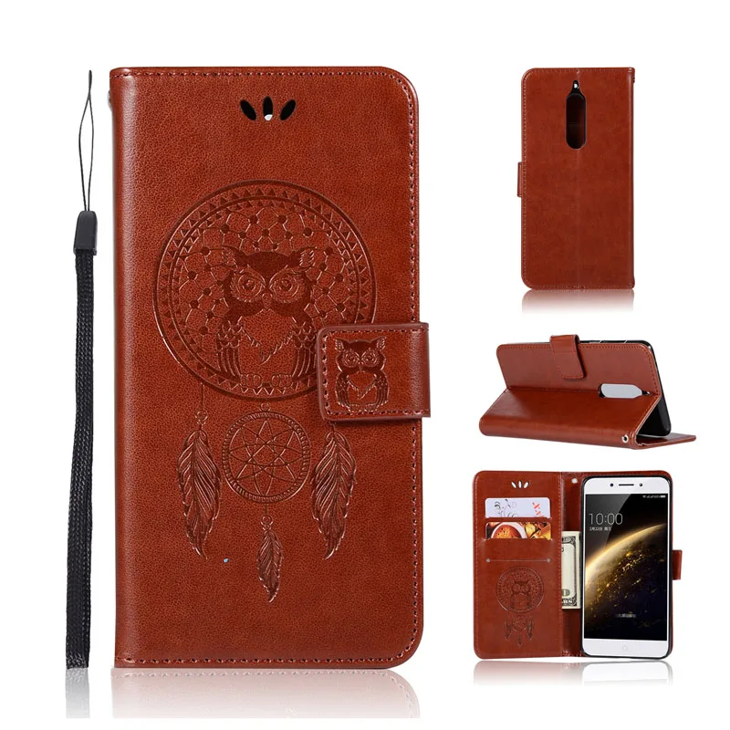 For Nokia 5 Case Flip Silicone Leather Cute Owl Book Cover For Coque Nokia5 TA-1005 TA-1030 TA 1005 1030 Case Funda& Card Slots