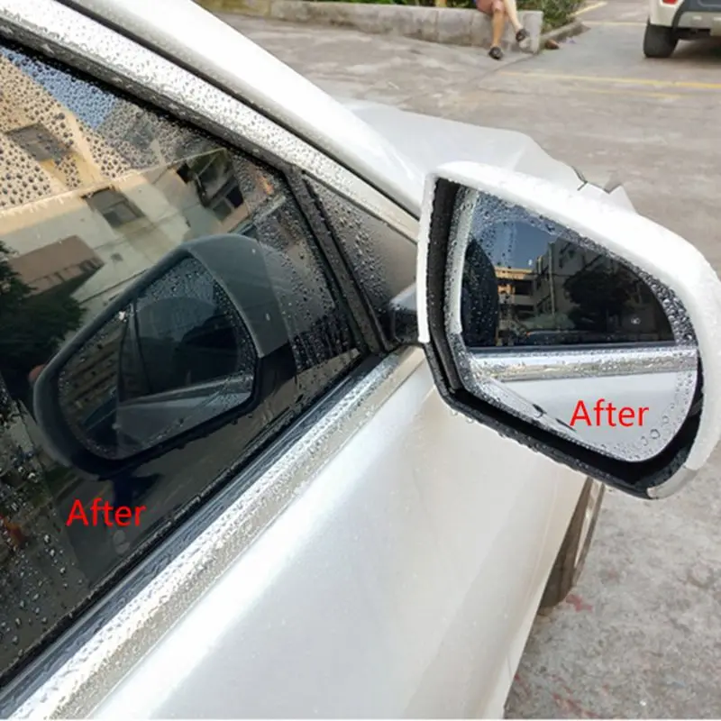 2 шт Автомобильная боковая Защитная пленка для окна, противотуманная мембрана, антибликовый Водонепроницаемый непромокаемый автомобильный стикер