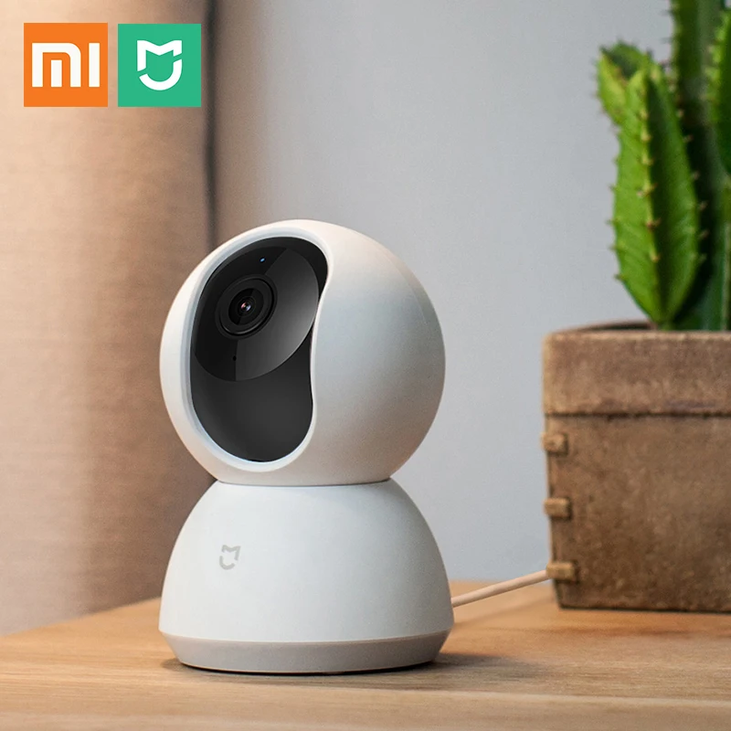 Xiaomi Mijia smart cámara con cuna cabeza 1080 HD cámara panorámica 2MP Wifi de audio de dos vías de cctv de visión nocturna red cam