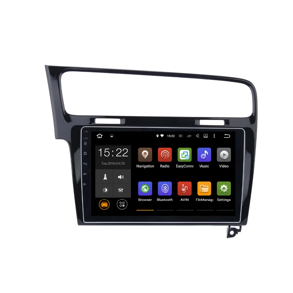  10.2" Android 5.1.1 2 Din Car Radio player for Golf 7 2013 with mirror link navi browser radio Head unit Quad Cord 
