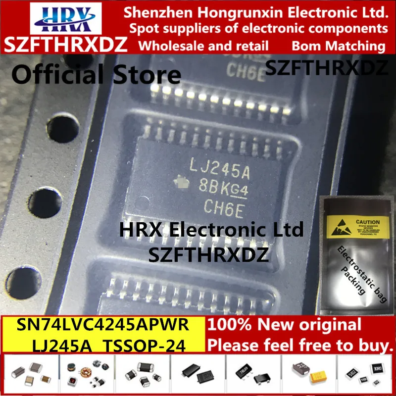 

100% new original SN74LVC4245APWR TSSOP24 LJ245A SN74LVC4245APW TSSOP-24 2000PCS/REEL (10PCS-20PCS-50PCS)