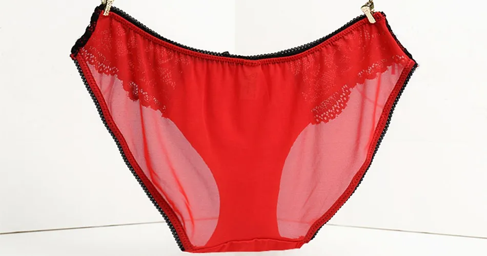 Women Sexy Lace Panties Seamless Cotton Breathable Underwear Hollow Briefs Plus Size Girl New Panty 14