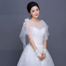 Новое поступление, простой стиль, Летний стиль, свадебная кружевная шаль/Дамская Свадебная накидка/Свадебная куртка 160