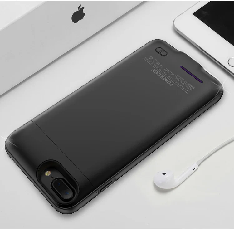 Универсальный чехол-аккумулятор для iPhone X XS Max XR 6 S+ 7+ 8+ зарядное устройство для телефона чехол для iPhone 6 6 S 7 8 Plus 4000/5000 mAh - Color: for iphone X XS