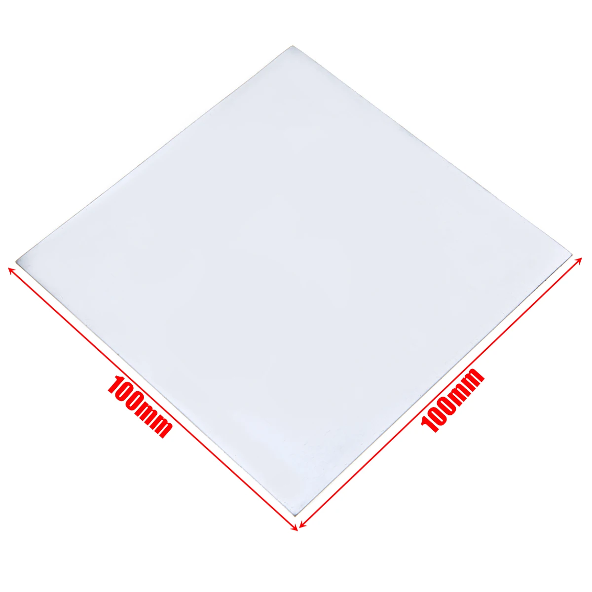 5pcs 100x100x0.5mm High-purity Zinc Sheet Pure Zinc Zn Sheet Plate Metal Foil For Power Tool Accessories