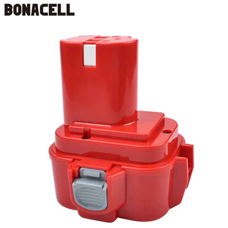 Bonacell 2000 мА/ч, Мощность инструменты Батарея для MAKITA 9120 9122 9133 9134 9135 9135A 6222D 6260D L10 193977-7 638344-4-2 9120 9122