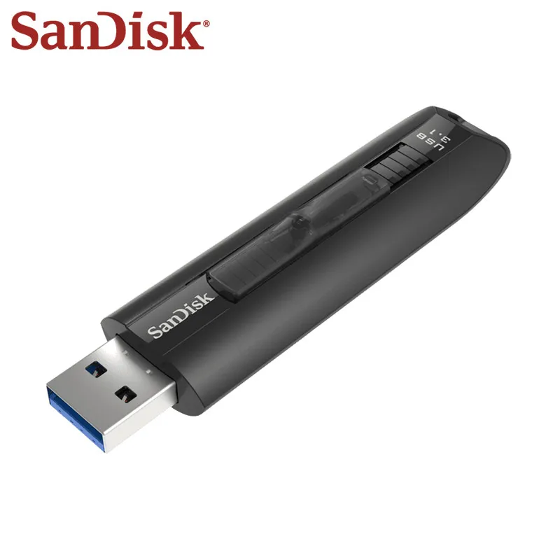 Двойной Флеш-накопитель SANDISK EXTREME GO USB 3,1 флеш-накопитель CZ48 64 Гб 128 ГБ флеш-накопитель флэш-накопитель 200 МБ/с. USB Стик для портативных ПК Нетбуки U диск