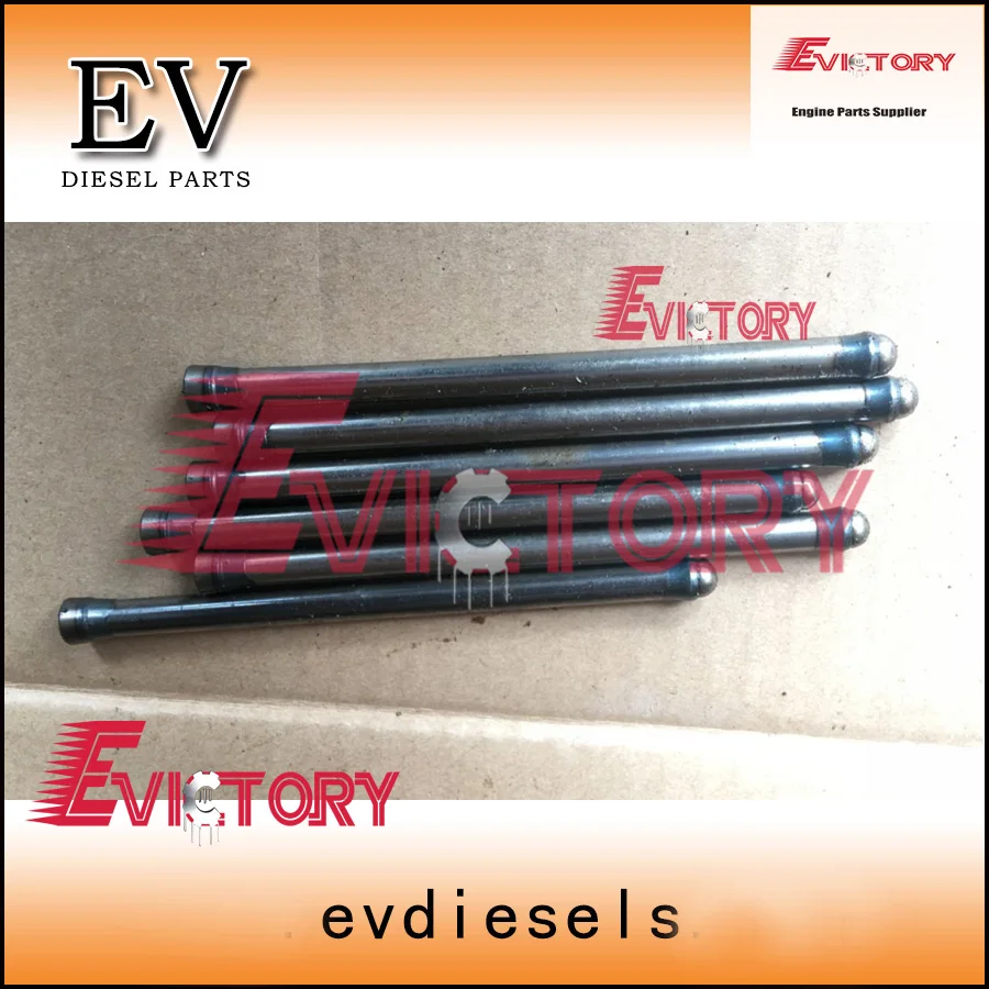 

For yanmar 3D82AE 3TNE82 3TNE82A 3TNV82 3TNV82A push rod 6pcs