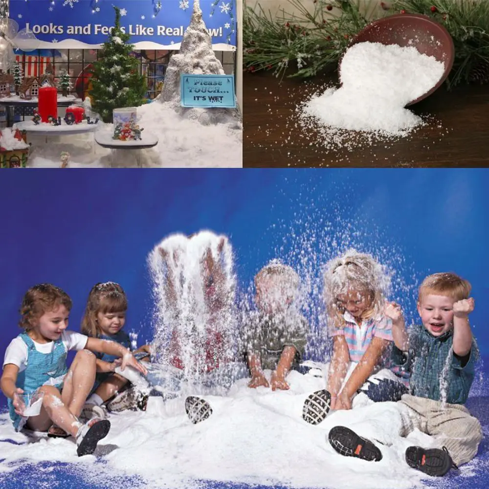 1 Pack Artificial Snow Instant Snow Powder Fluffy Snowflake Super Absorbant Frozen Party Magic Prop Christmas Party Decor E 1 Pack Artificial Snow Instant Snow Powder Fluffy Snowflake Super Absorbant Frozen Party Magic Prop Christmas Party Decor E