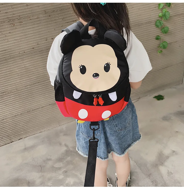 Дисней пинцес детский сад Анти-потеря школьная сумка на плечо для мальчиков и девочек Микки Маус Минни рюкзак Детский рюкзак Детская сумка
