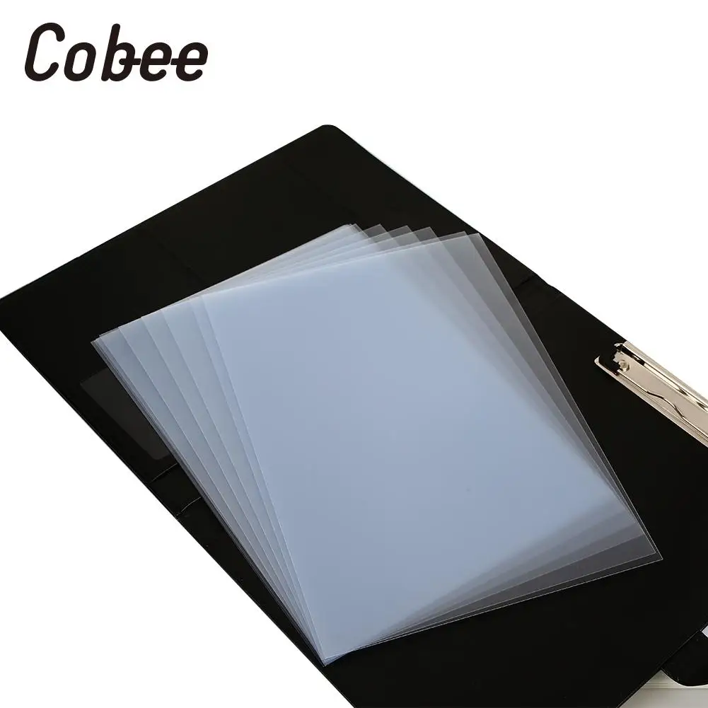 Plastic Notebook Binding Cover Thin Sleeves Book Binding Case Document Polypropylene Book Binding Cover Flexible