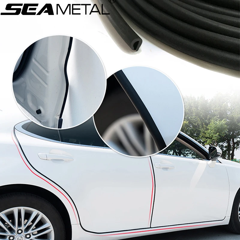 

Car Styling Door Protection Strips Rubber Edge Doors Moldings Side Protector Sticker Scratches Vehicle For Cars Auto Car-styling