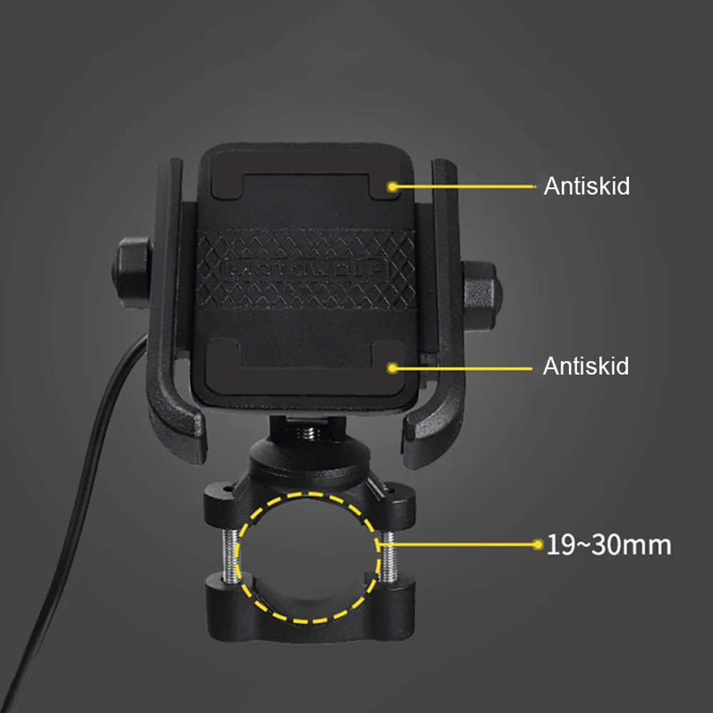 USB motorcycle motorbike phone holder bracket (27)