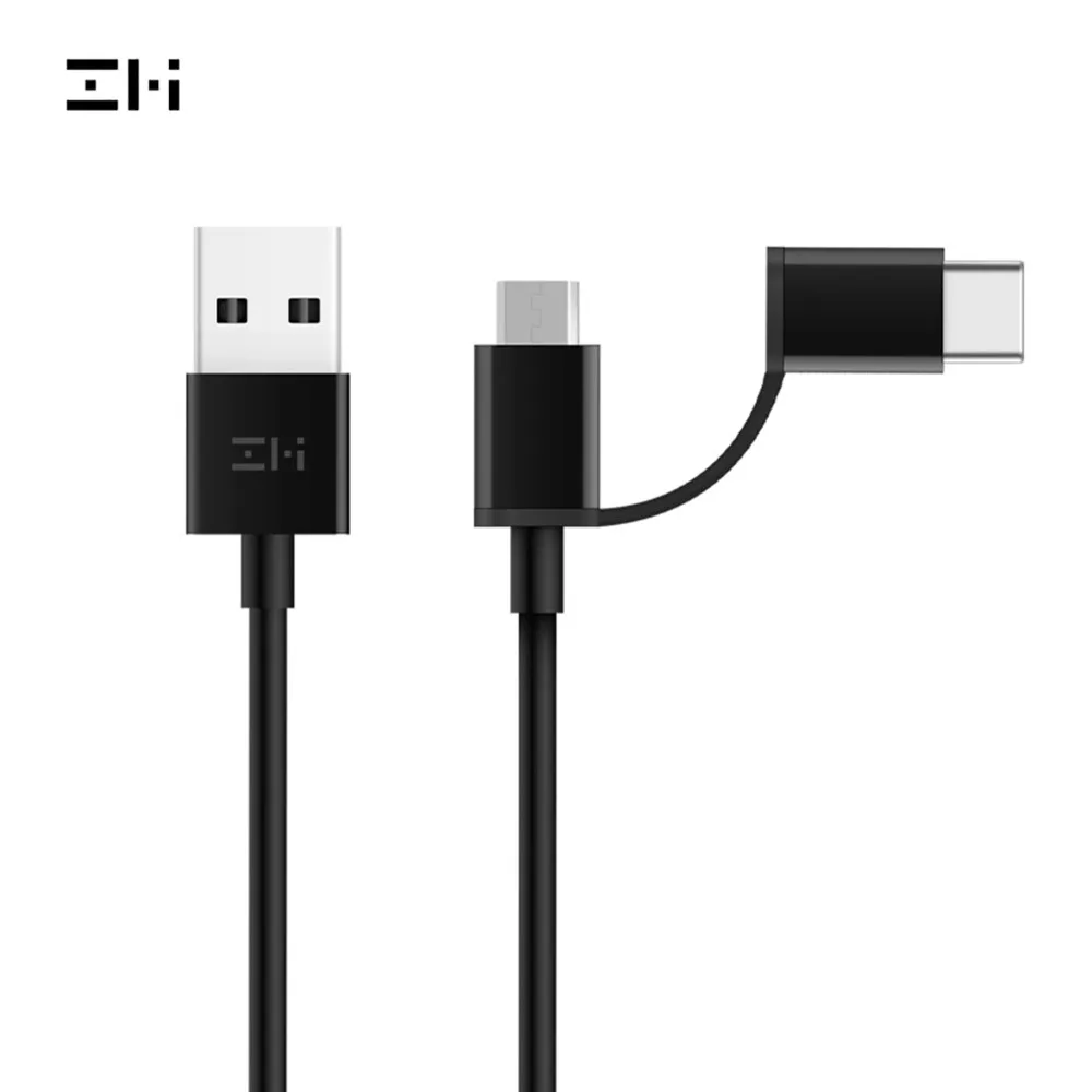 ZMI AL501/AL511 2-в-1 USB-C и эффектом приближения c зарядкой Micro-USB комбо кабели, 30 см 100 см, Мы произведем