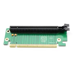 Горячая по всему миру PCI-E Express 16X90 градусов адаптер Riser Card для 2U компьютер сервер шасси Горячий Новый