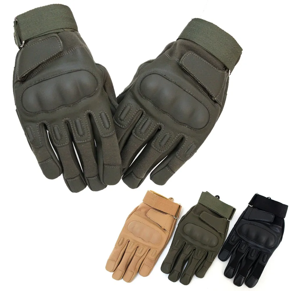 Blackhawk PU Leather Men Tactical Gloves Training Motocycle Outdoor