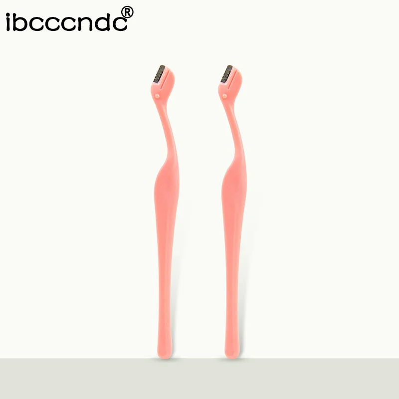 

2pcs Safe Shaving Razors Mini Eyebrow Trimmer Small Size Blade Women Face Care Hair Removal Tool Makeup Eyebrow Shaver Knife