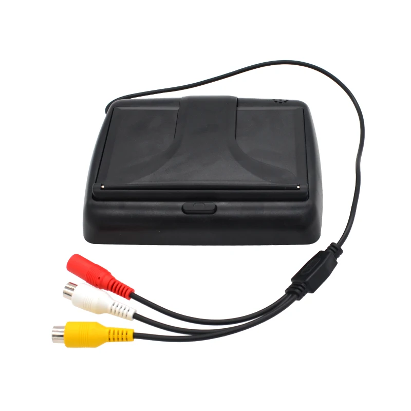 SKYJOYCE Rear View Car Camera Monitor 4.3 HD CCD Reverse Backup Camera 24V 12V Black Silver Auto Rear parking guide Camera LED  (1)